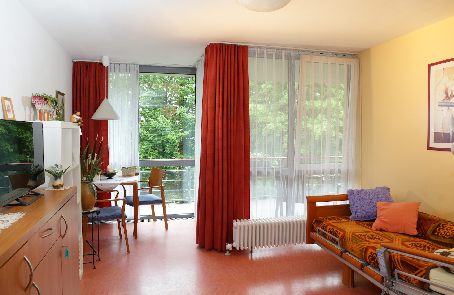 Bewohnerzimmer Innengestaltung