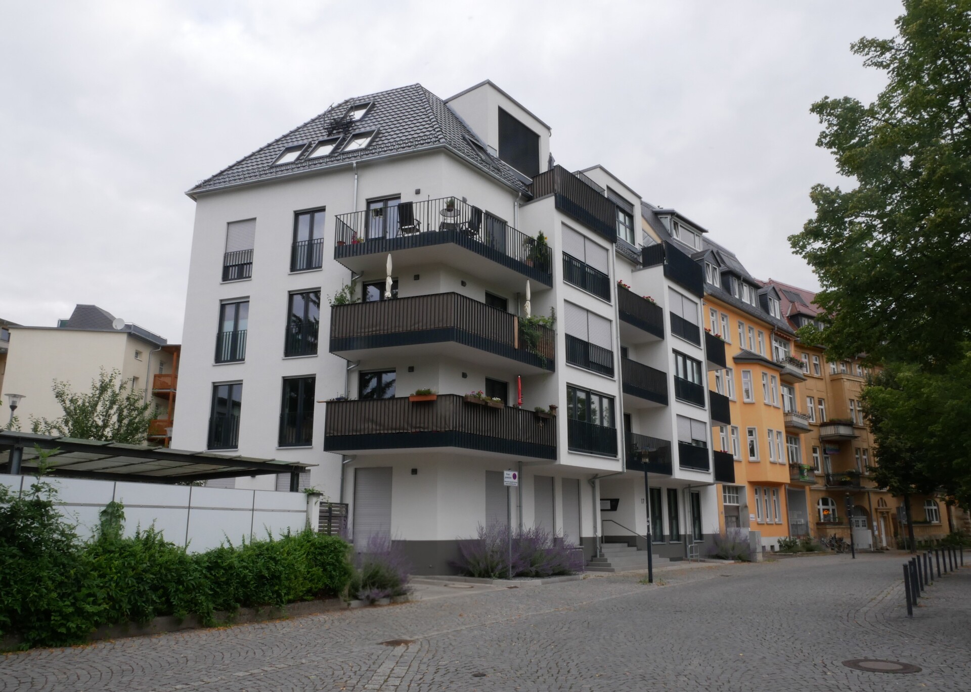 Eckbebauung Knebelstra&szlig;e
